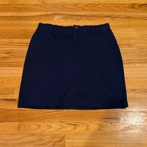 Croft & Barrow Stretch Navy Skirt